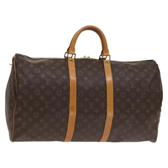 LOUIS VUITTON Monogram Keepall 55 Boston Bag M41424 - Picture 1 of 16